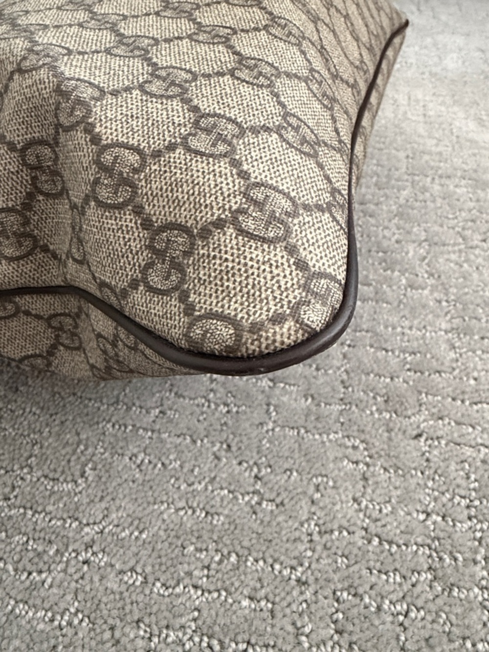 Gucci Beige/Brown GG Canvas Messenger Bag - Picture 9 of 11